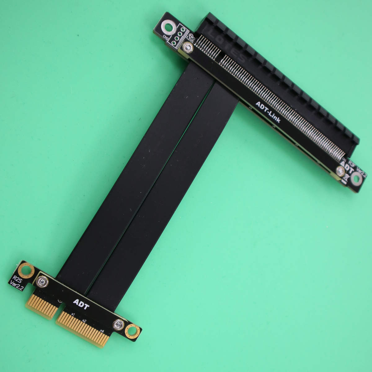 Single Double 90 Degree Right  - Pcie 4.0 X16 Riser Cable 90 Degree ulasan dan harga