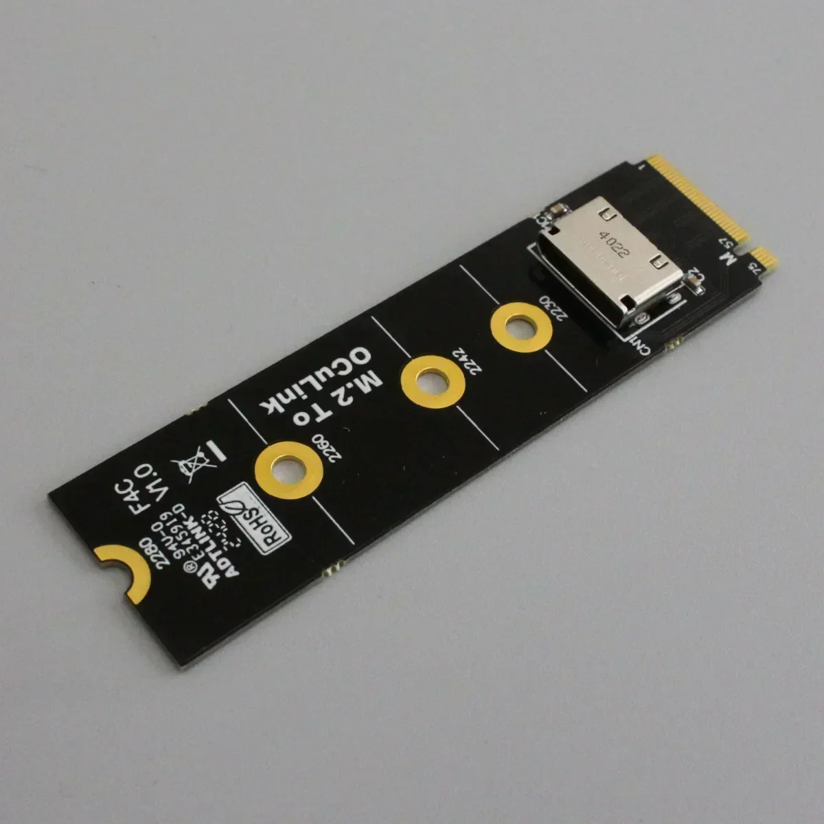 ADT PCIe 4.0 64Gbps OcuLink Ex - External Gpu Dock Pcie 4.0 Oculink ulasan dan harga