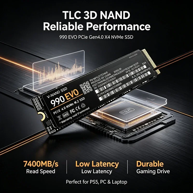 Gaming M.2 NVMe SSD 990 EVO PC - M.2 Nvme 4Tb Pcie 4.0 Ssd ulasan dan harga