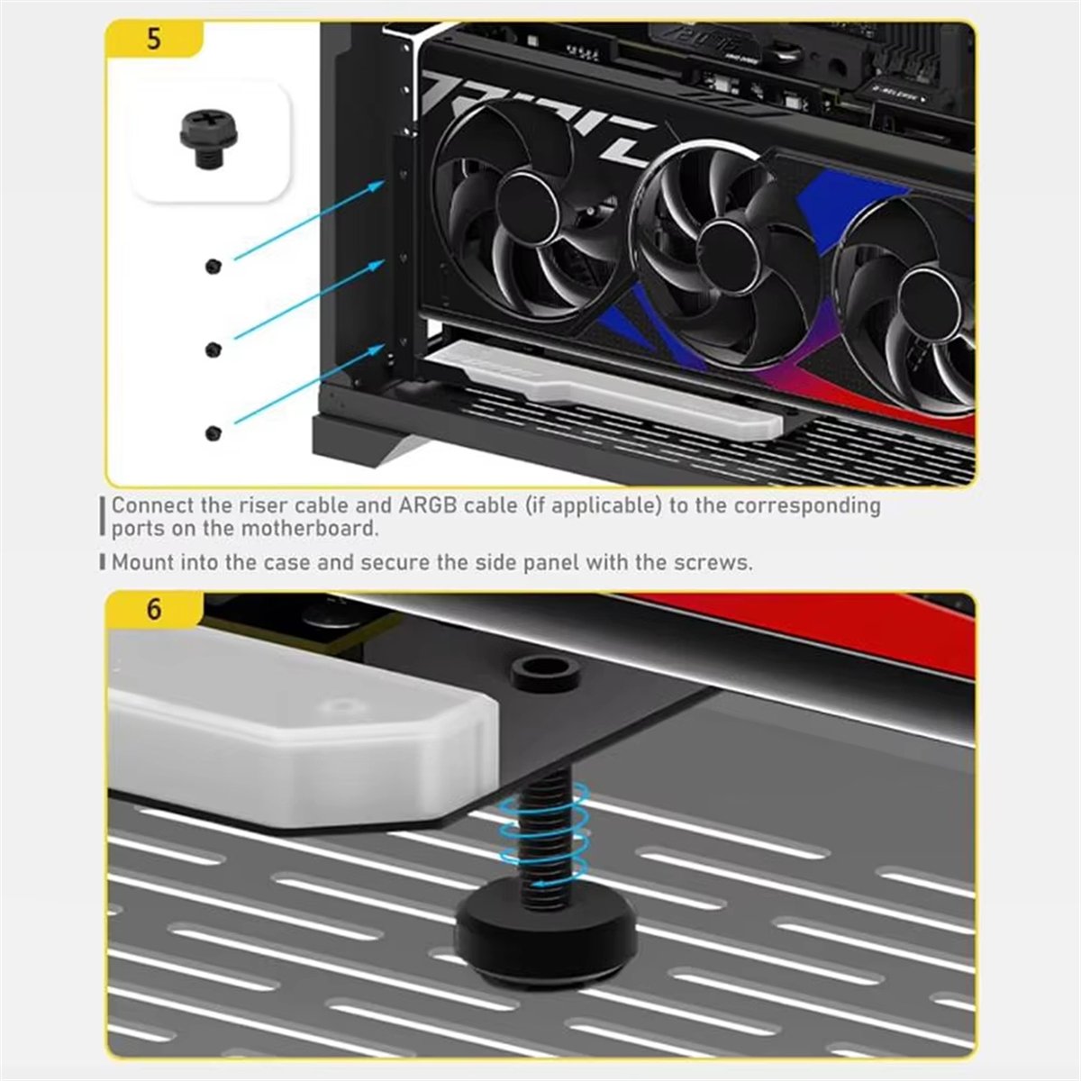 A14M Vertical GPU Mounting Bra - Pcie 4.0 X16 Riser Cable 90 Degree ulasan dan harga