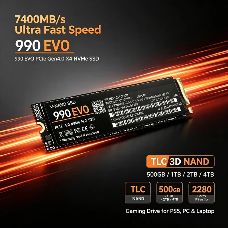 Gaming M.2 NVMe SSD 990 EVO PC - M.2 Nvme 4Tb Pcie 4.0 Ssd ulasan dan harga
