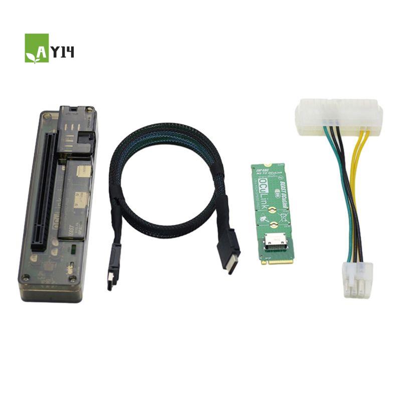 AY14 -M.2 MKEY To OCULINK Adap - External Gpu Dock Pcie 4.0 Oculink ulasan dan harga