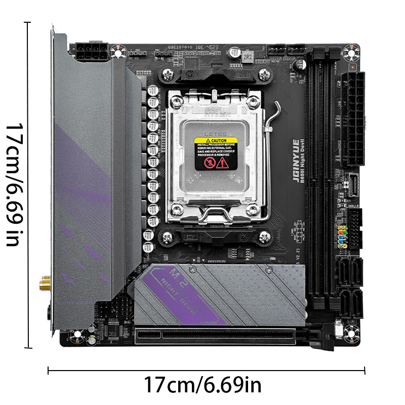 JGINYUE B650I Night Devil WiFi - B650 Itx Motherboard Wifi ulasan dan harga